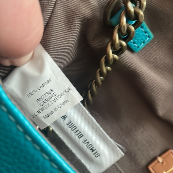 J. CREW  Turquoise Envelope Bag Clutch - Picture 5 of 7